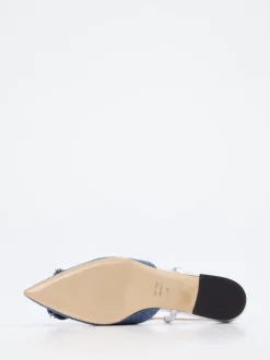 Konstantin Starke – Slingback-Ballerinas aus Denim