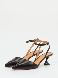 Konstantin Starke – Slingback-Pumps aus Lammleder Schwarz