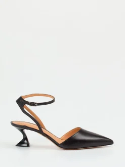 Konstantin Starke – Slingback-Pumps aus Lammleder Schwarz
