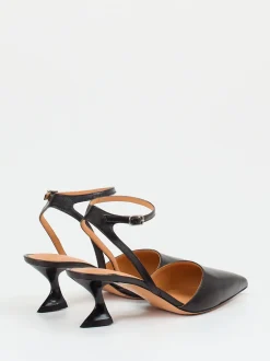 Konstantin Starke – Slingback-Pumps aus Lammleder Schwarz