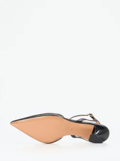 Konstantin Starke – Slingback-Pumps aus Lammleder Schwarz