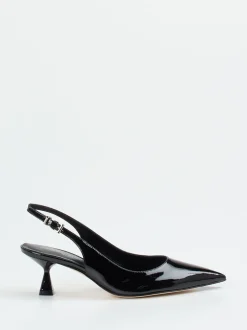 Konstantin Starke – Slingback-Pumps aus Lackleder Schwarz