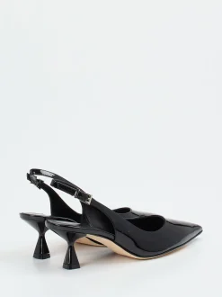 Konstantin Starke – Slingback-Pumps aus Lackleder Schwarz