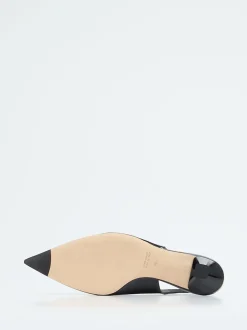 Konstantin Starke – Slingback-Pumps aus Lackleder Schwarz