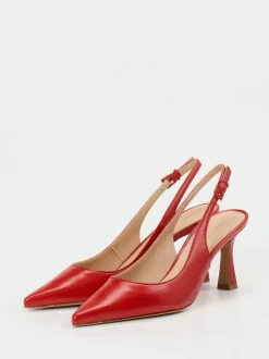 Konstantin Starke – Slingback-Pumps aus Lammleder Rot