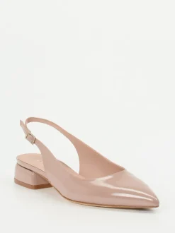 Konstantin Starke – Slingback-Pumps aus Lackleder Rosé