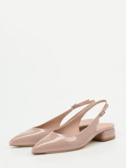 Konstantin Starke – Slingback-Pumps aus Lackleder Rosé