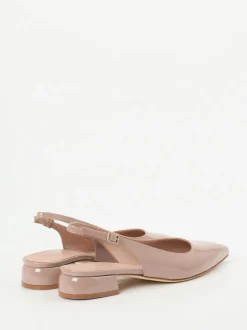 Konstantin Starke – Slingback-Pumps aus Lackleder Rosé