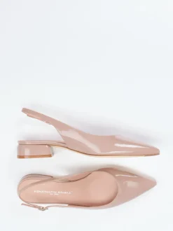 Konstantin Starke – Slingback-Pumps aus Lackleder Rosé