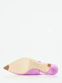 Konstantin Starke – Slingback-Pumps aus Veloursleder Pink