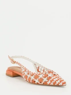 Konstantin Starke – Slingback-Ballerinas aus Flechtleder