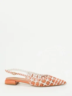 Konstantin Starke – Slingback-Ballerinas aus Flechtleder