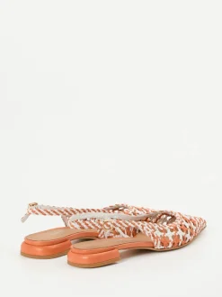 Konstantin Starke – Slingback-Ballerinas aus Flechtleder