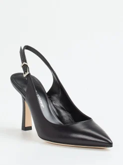 Konstantin Starke – Slingback-Pumps aus Lammleder Schwarz