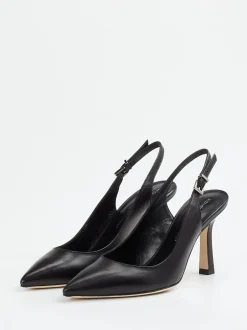 Konstantin Starke – Slingback-Pumps aus Lammleder Schwarz