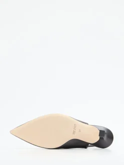 Konstantin Starke – Slingback-Pumps aus Lammleder Schwarz