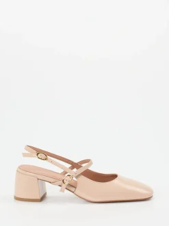 Konstantin Starke – Slingback-Pumps aus Lackleder beige