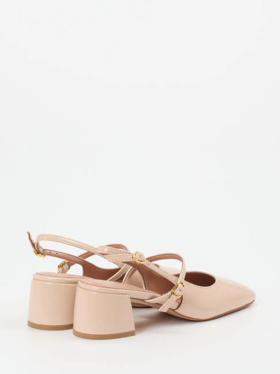 Konstantin Starke – Slingback-Pumps aus Lackleder beige