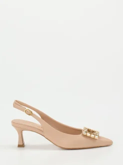 Konstantin Starke – Slingback-Pumps aus Lammleder Beige