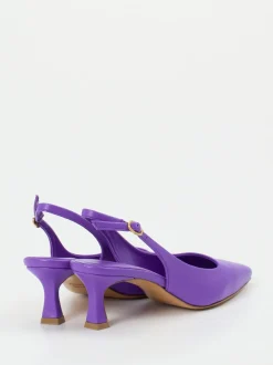 Konstantin Starke – Slingback-Pumps aus Lammleder Violett