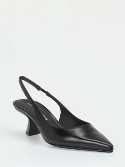 Konstantin Starke – Slingback-Pumps aus Lammleder schwarz