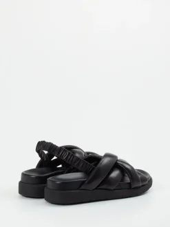 Konstantin Starke – Slingback-Sandalen aus Lammleder Schwarz