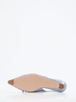 Konstantin Starke – Slingback-Ballerinas aus Lammleder Hellblau