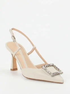 Konstantin Starke – Slingback-Pumps aus Lammleder beige