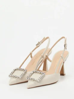 Konstantin Starke – Slingback-Pumps aus Lammleder beige