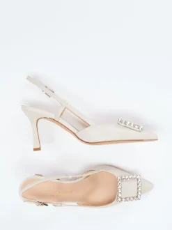 Konstantin Starke – Slingback-Pumps aus Lammleder beige