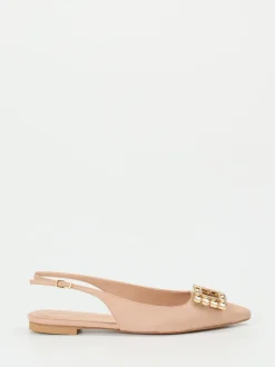 Konstantin Starke – Slingback-Ballerina aus Lammleder Nude
