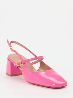 Konstantin Starke – Slingback-Pumps aus Lackleder Pink