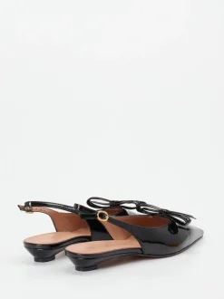 Konstantin Starke – Slingback-Ballerinas aus Lackleder schwarz