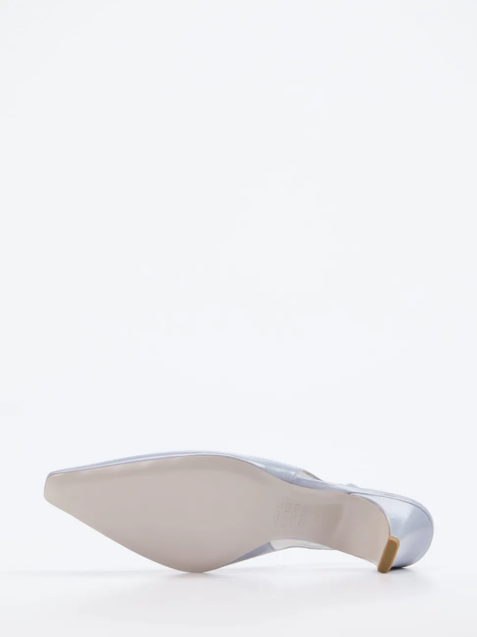 Konstantin Starke – Slingback-Pumps aus Lackleder pastellblau