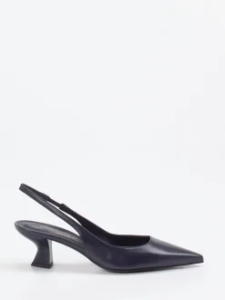 Konstantin Starke – Slingback-Pumps aus Lammleder Blau
