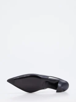 Konstantin Starke – Slingback-Pumps aus Lammleder Blau