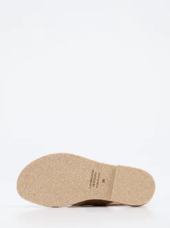 Konstantin Starke – Slingback-Sandale aus Veloursleder sand