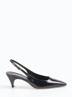 Konstantin Starke – Slingback-Pumps aus Lackleder Schwarz