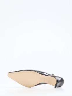 Konstantin Starke – Slingback-Pumps aus Lackleder Schwarz