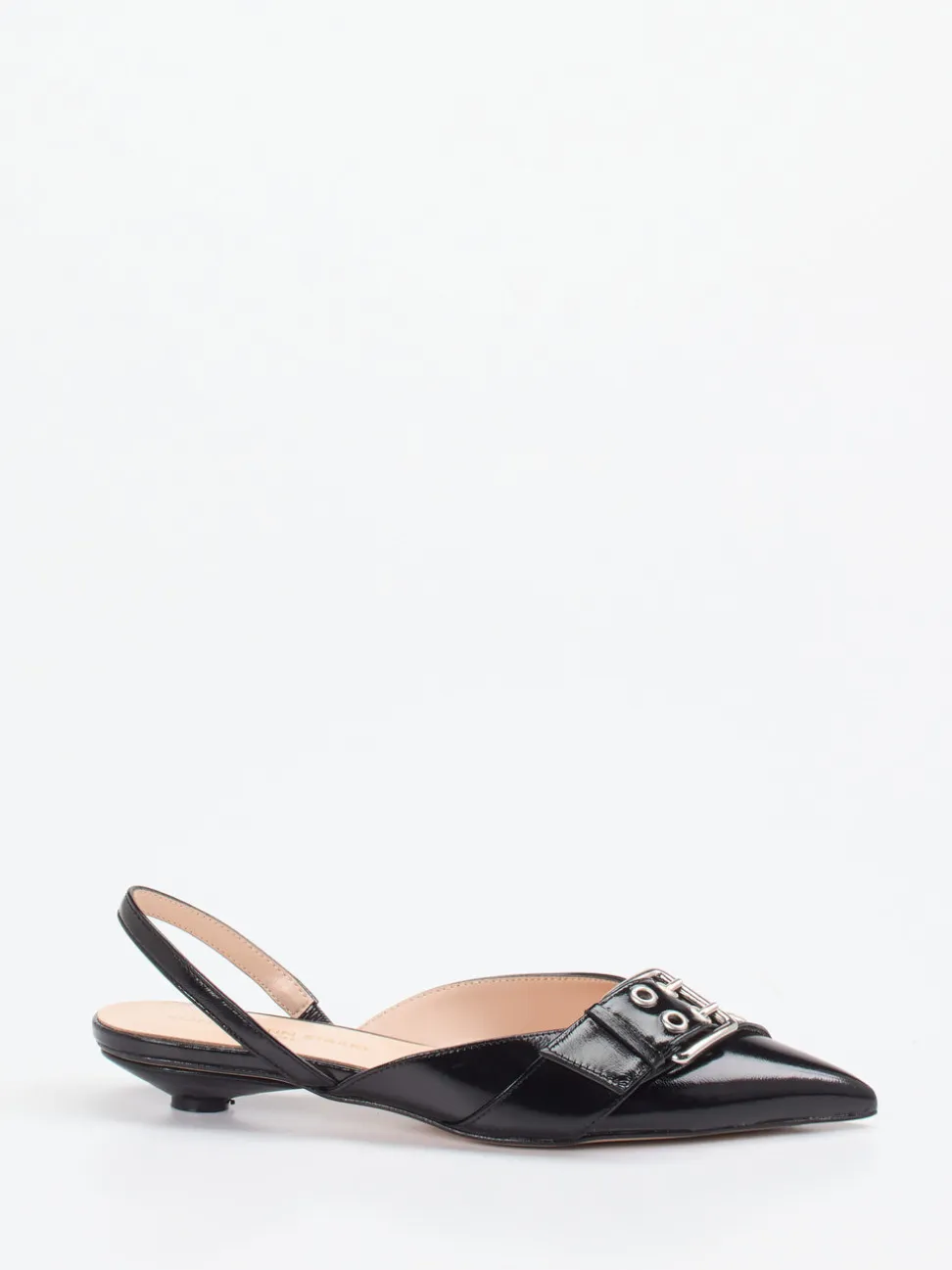 Konstantin Starke – Slingback-Ballerinas aus Lackleder Schwarz