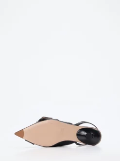 Konstantin Starke – Slingback-Ballerinas aus Lackleder Schwarz