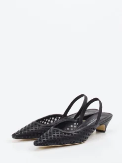 Konstantin Starke – Slingpumps aus Lammleder schwarz