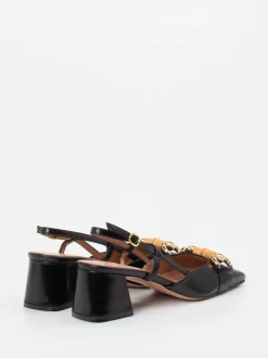 Konstantin Starke – Slingpumps aus Kalbleder Schwarz