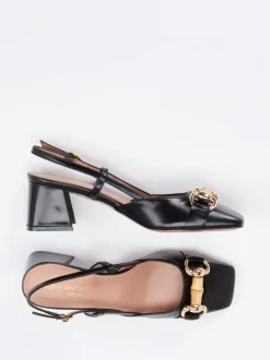 Konstantin Starke – Slingpumps aus Kalbleder Schwarz