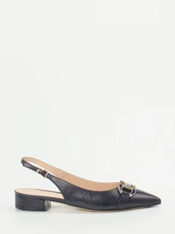Konstantin Starke – Slingpumps aus Lammleder Dunkelblau