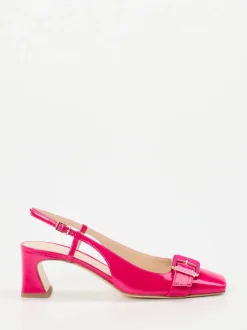 Konstantin Starke – Slingpumps aus Lackleder pink