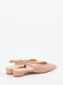 Konstantin Starke – Slingpumps aus Lackleder Rosébeige