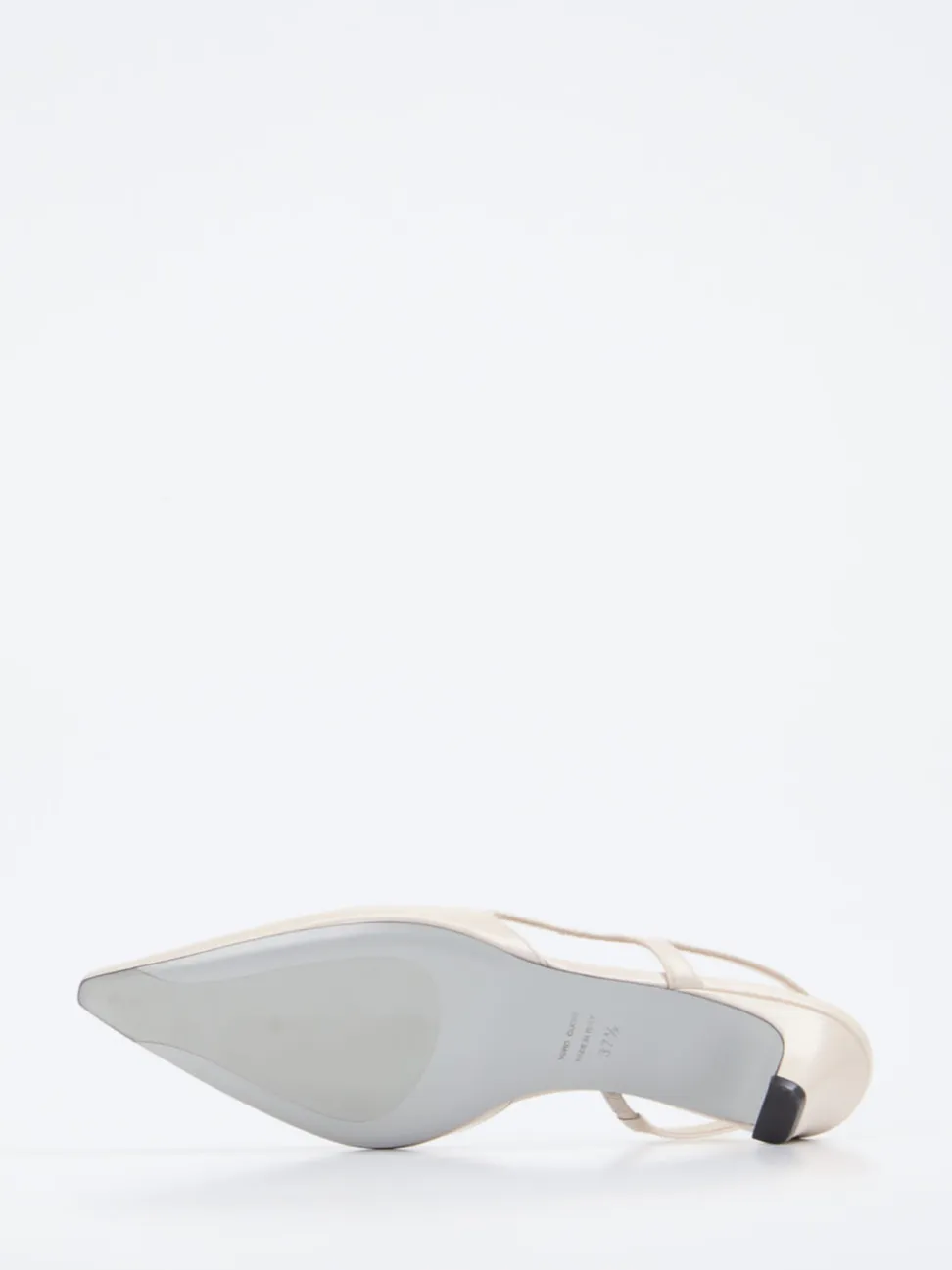 Konstantin Starke – Slingpumps aus Hochglanzleder beige
