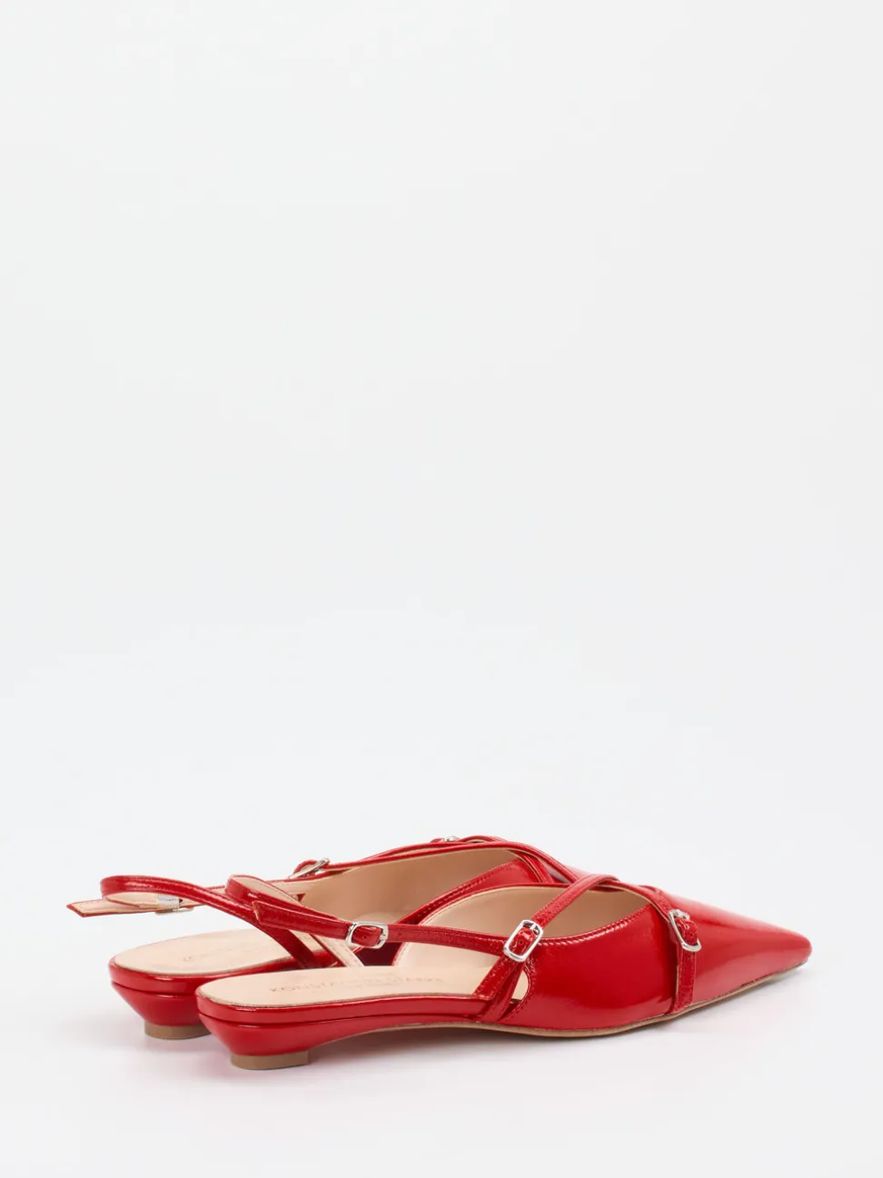 Konstantin Starke – Slingpumps aus Lackleder in Rot