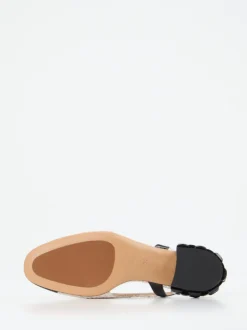 Konstantin Starke – Slingpumps aus Tweed und Lackleder Beige